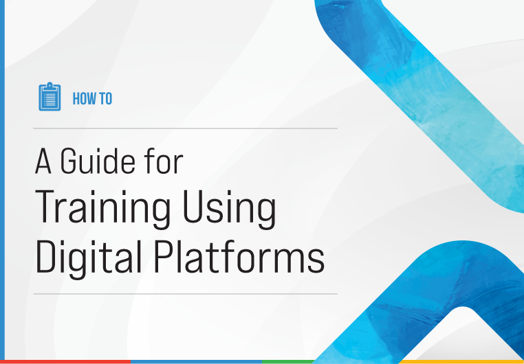 A guide for training using digital platforms