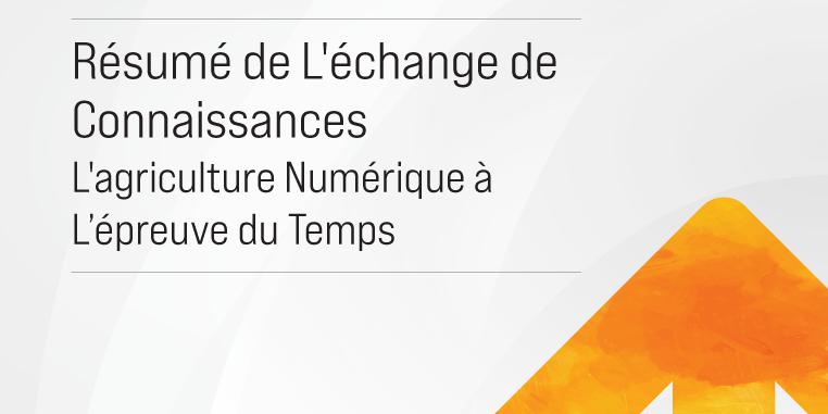 L'agriculture numérique à l'épreuve du temps